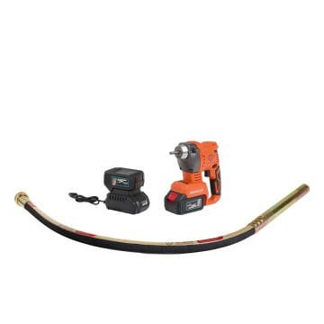 Mini Matkap Beton Vibratörü Çift Bataryalı Şarjlı Sistem Betovib